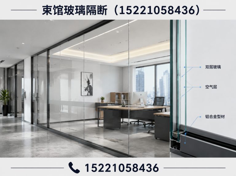虹口区玻璃隔断安装展示图